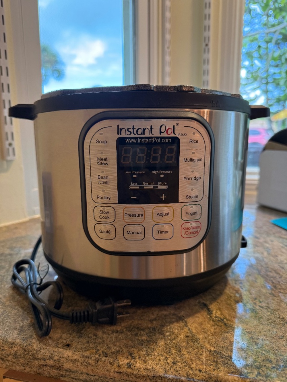 6 quart silver Instant Pot